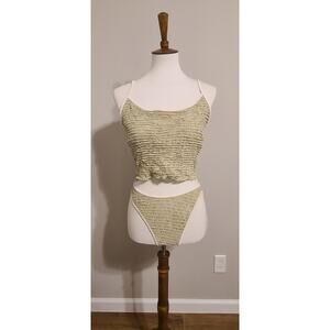 Vintage 90s 2 Piece Ritchie Bathing Suit Size 11/12